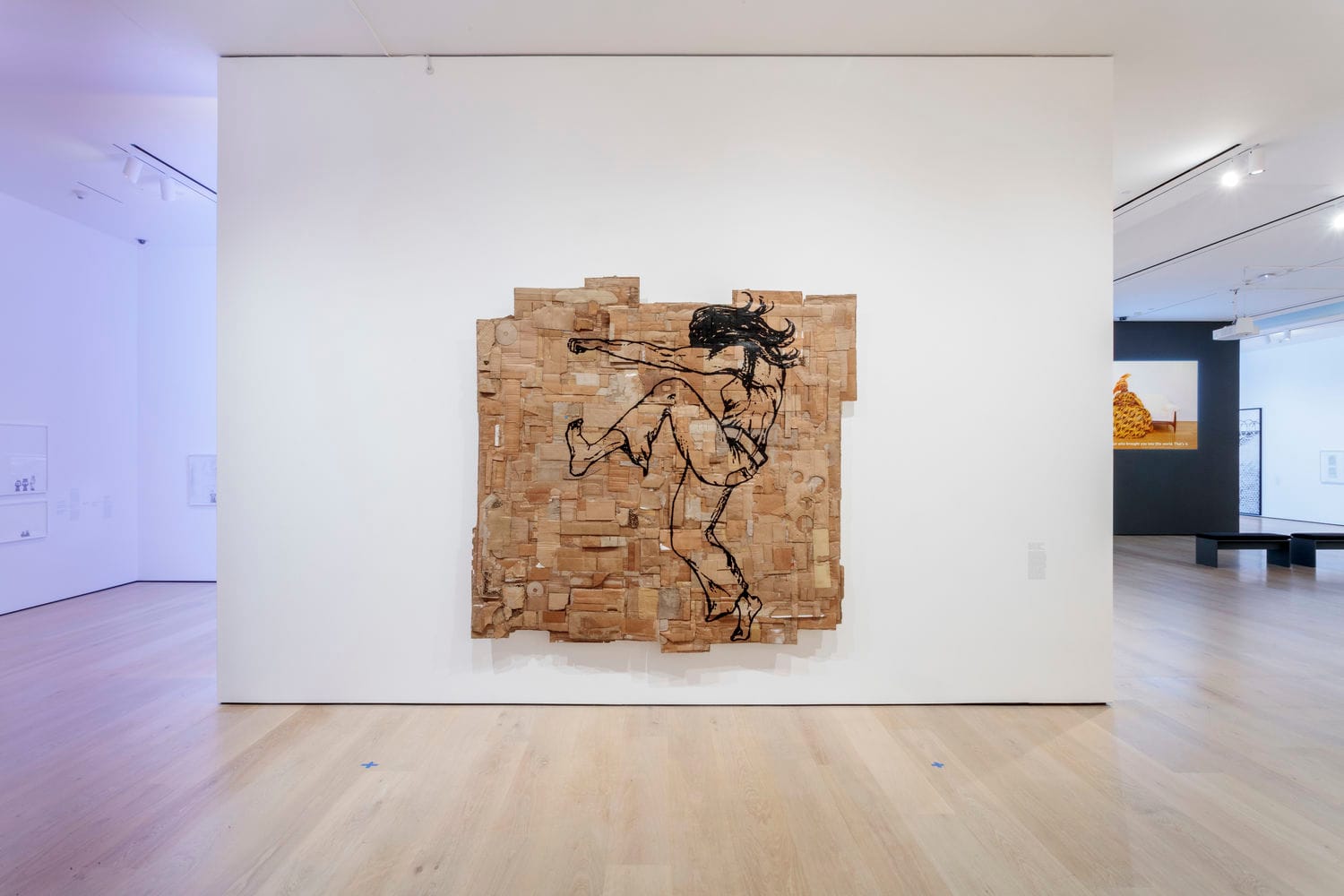 Installation view of Andrea Bowers, Hammer Museum, Los Angeles, June 19–September 4, 2022. Photo: Charles White.