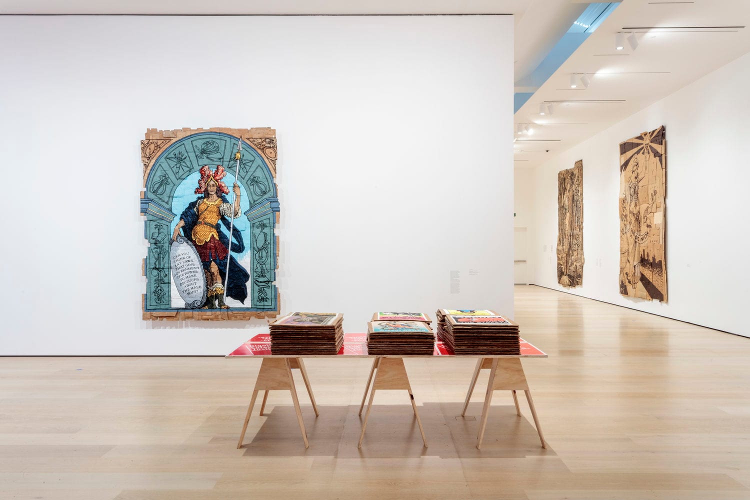 Installation view of Andrea Bowers, Hammer Museum, Los Angeles, June 19–September 4, 2022. Photo: Charles White.